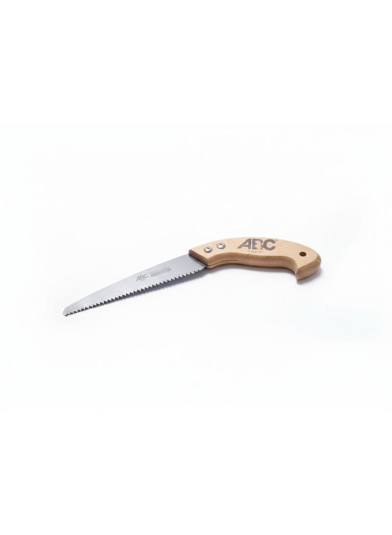 ABC Professional Curved Pruning Saw 4" with Ergonomic Anti-Slip Handle for Gardening, Tree Trimming and Wood Cutting , Durable Steel Blade for Precise and Controlled Cutting - Image 2